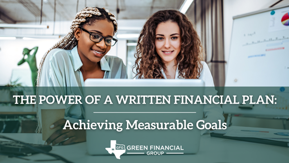 The Power of a Written Financial Plan: Achieving Measurable Goals