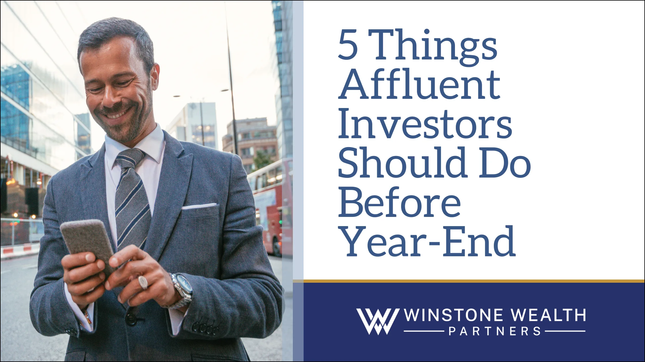 5 Things Affluent Investors Should Do Before Year-End